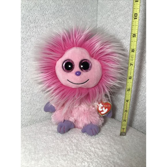 Ty Frizzys KINK Monster Pink/Purple 7" Plush Stuffed Animal Both Tags Attached - Picture 2 of 11